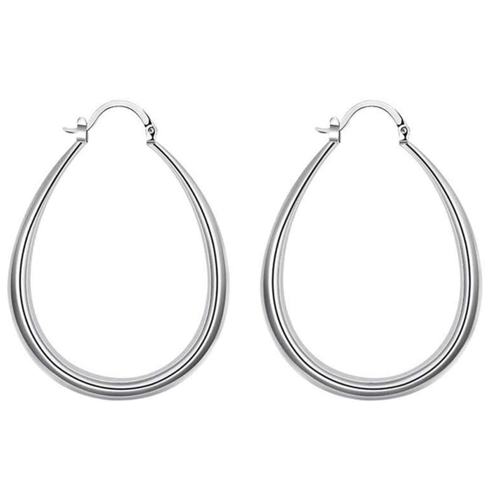 925 Sterling silver hoop earrings - Picture 2 of 6